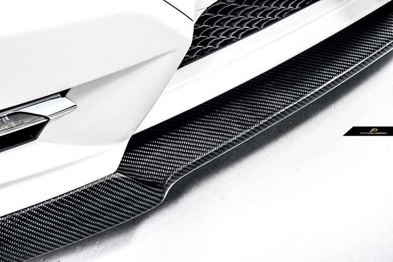 W218 CLS - AirWing style Carbon Front Lip Spoiler 06